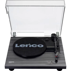Lenco LS-10 Gramofon Remenski pogon Crna slika