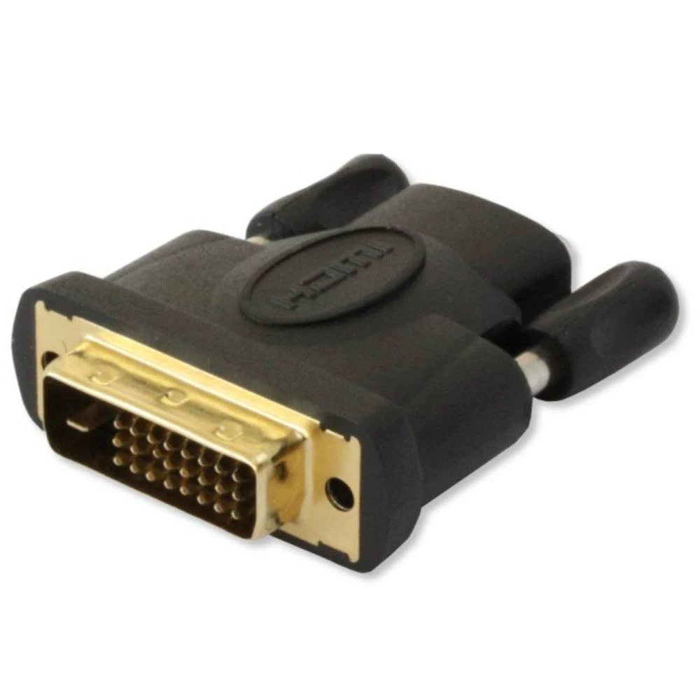 DVI / HDMI Adapter [1x Muški konektor DVI, 24 + 1 pol - 1x Ženski konektor HDMI] Crna TECHly slika