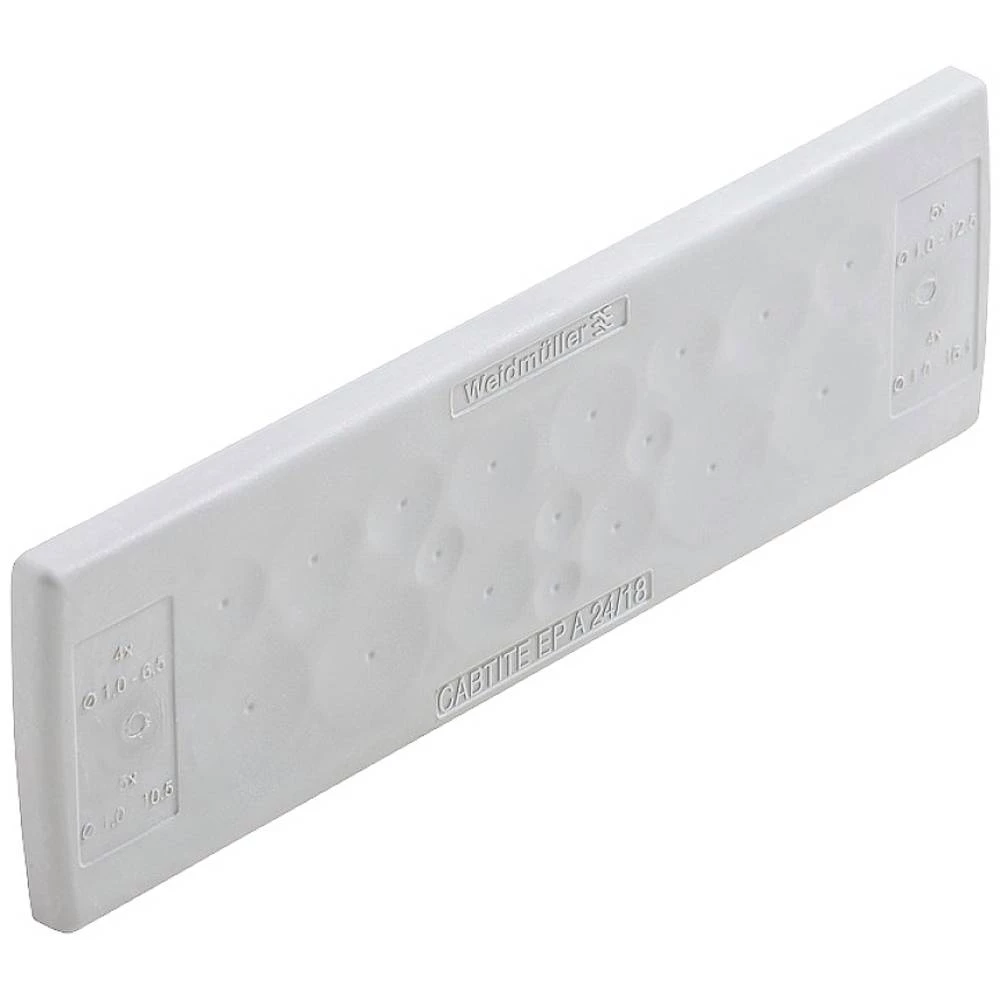 Weidmüller CABTITE EP A 24/18 GY ploča za kabelsku uvodnicu Debljina ploče (maks.) 2.5 mm termoplast siva 10 St. slika