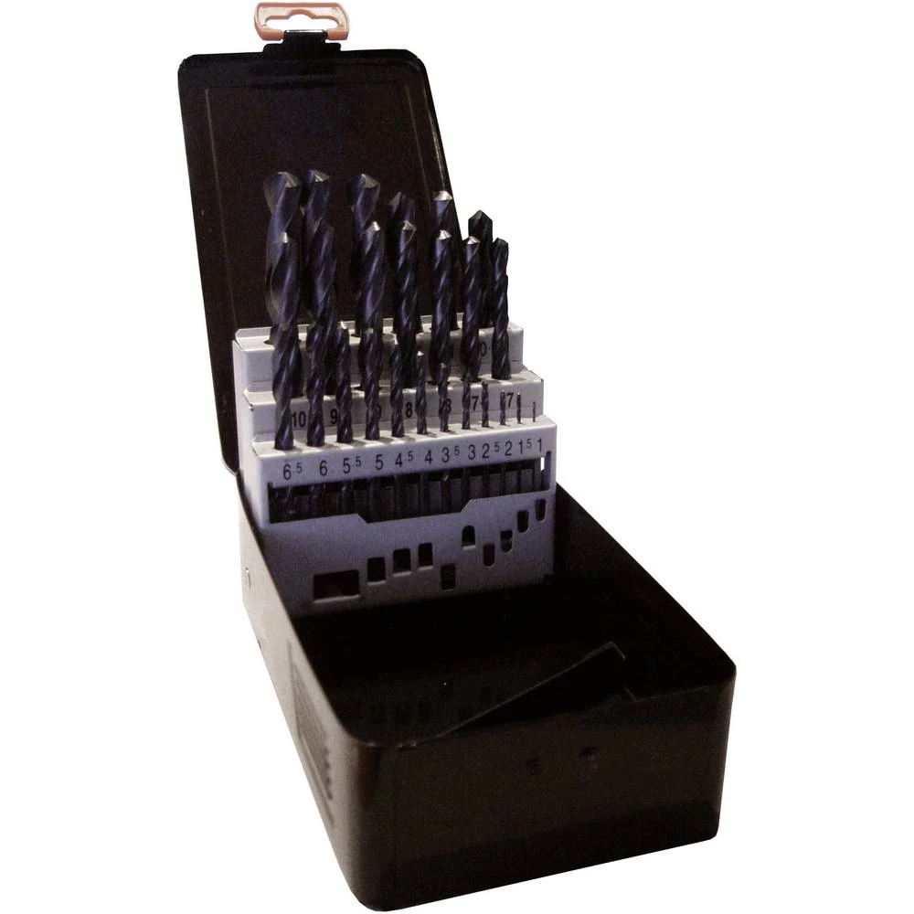 HSS Metal-spiralno svrdlo-komplet 25-dijelni Heller 23773 4 Valjani svitak DIN 338 1 Set slika