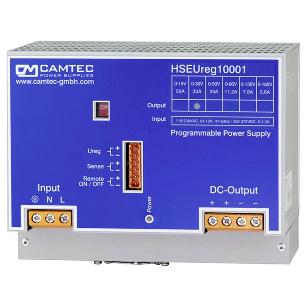 Camtec HSEUREG10001.090(R2) DIN-napajanje (DIN-letva) 90 V 1.008 W Content 1 kom. slika