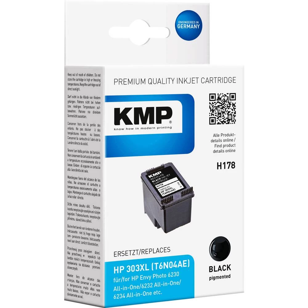 KMP Tinta Zamijena HP 303XL Kompatibilan Crn H178 1763,4001 slika