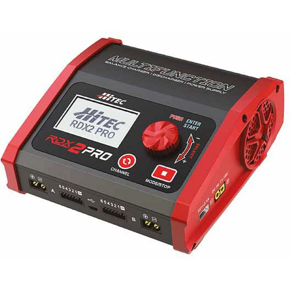 Hitec RDX 2 PRO višenamjenski punjač baterija za modele    funkcija pražnjenja slika