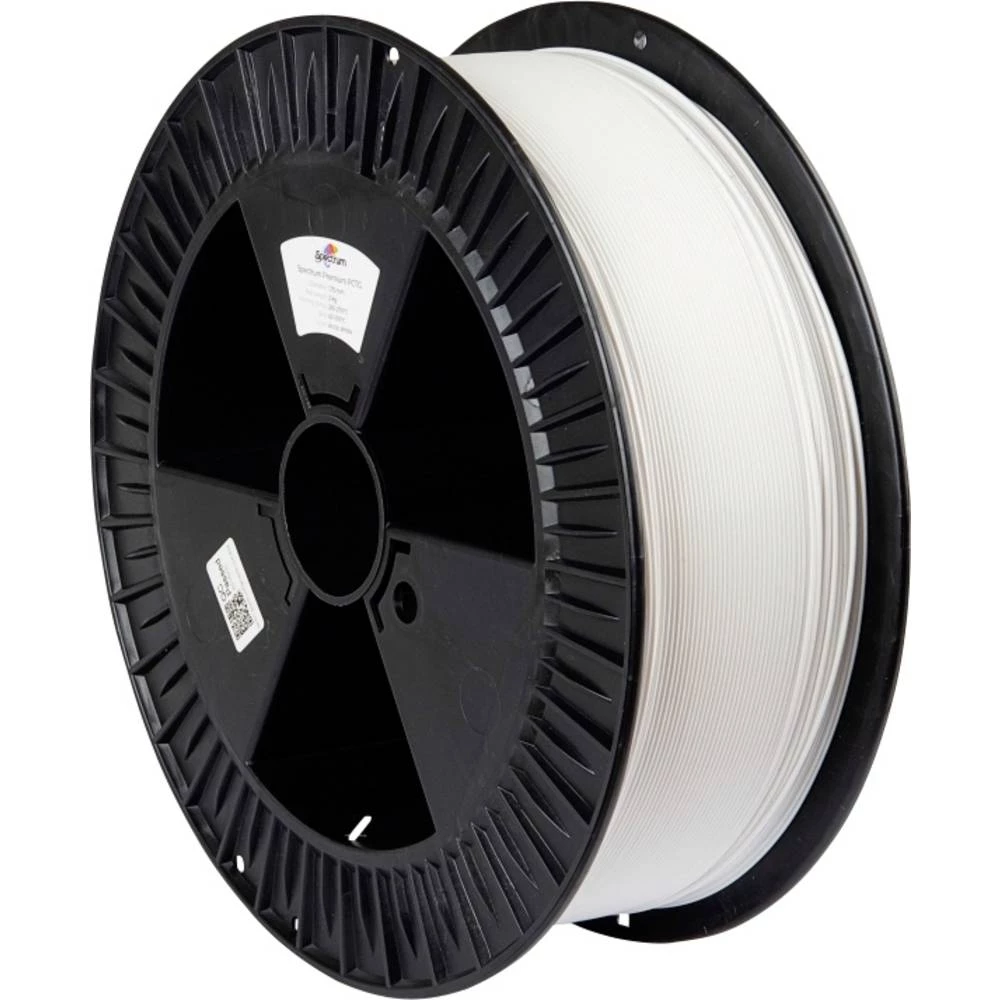 Spectrum Filaments 80125 PLA Premium 3D pisač filament PLA visoka vlačna čvrstoća 1.75 mm 2000 g polar white, bijela 1 S slika