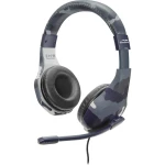 SpeedLink RAIDOR igraće naglavne slušalice sa mikrofonom 3,5 mm priključak sa vrpcom preko ušiju maskirno plava