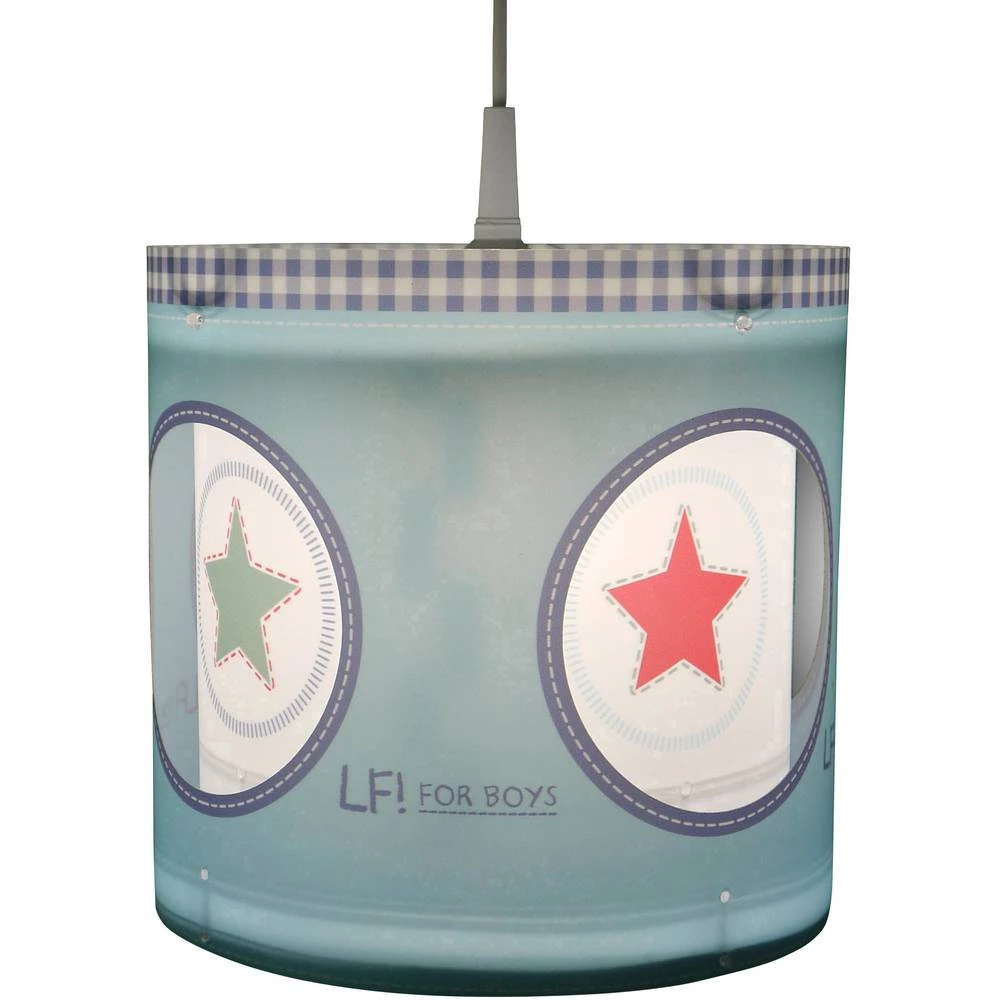 Viseća svjetiljka Zvijezda ATT.CALC.EEK: Ovisno o lampi Štedna žarulja, LED E27 60 W Niermann Lief for Boys Plava boja slika