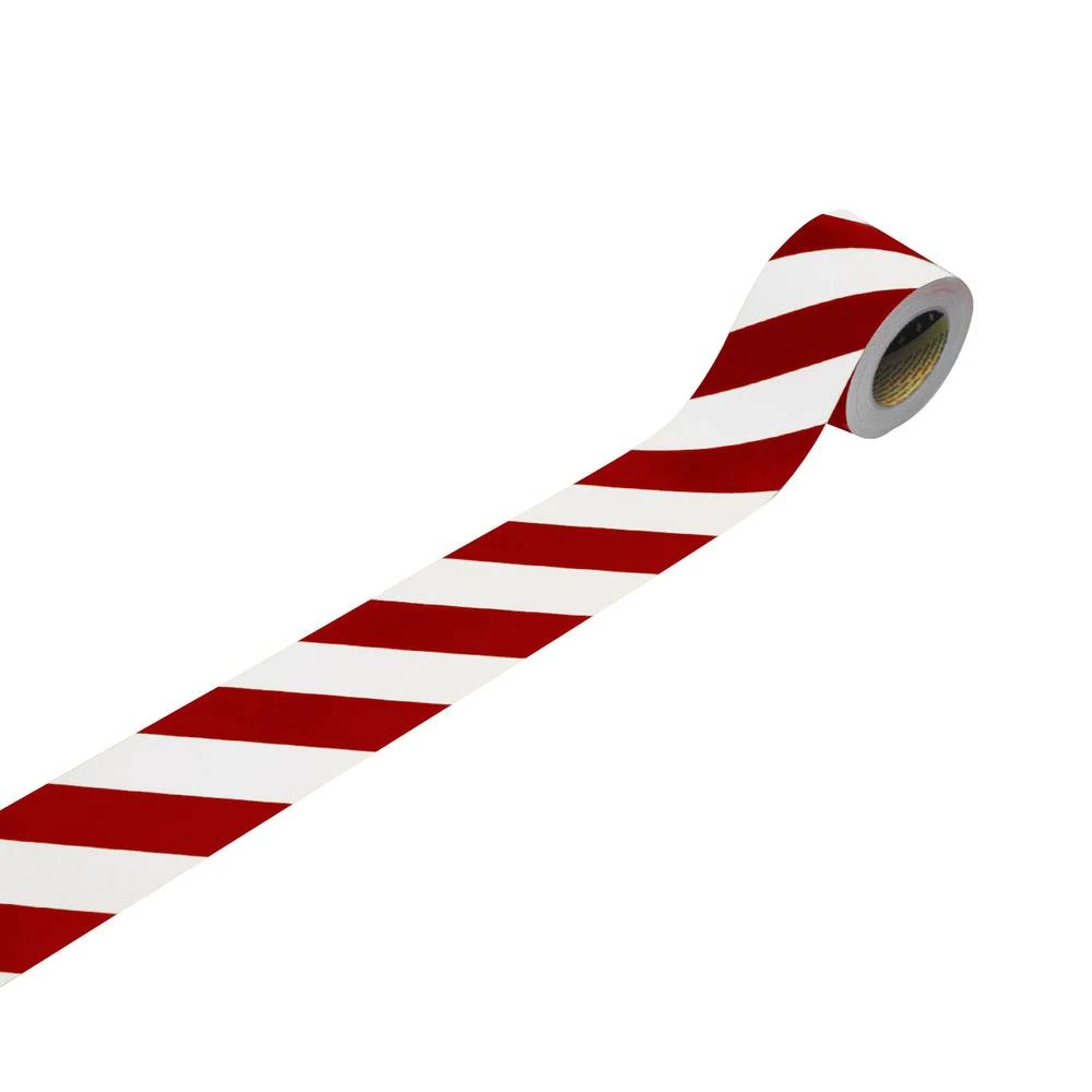 Industrijska oznaka upozorenja 3M 13057 13057R10 Bijela (reflektirajuća), Crvena (reflektirajuća) (D x Š) 25 m x 100 mm Upućuje slika