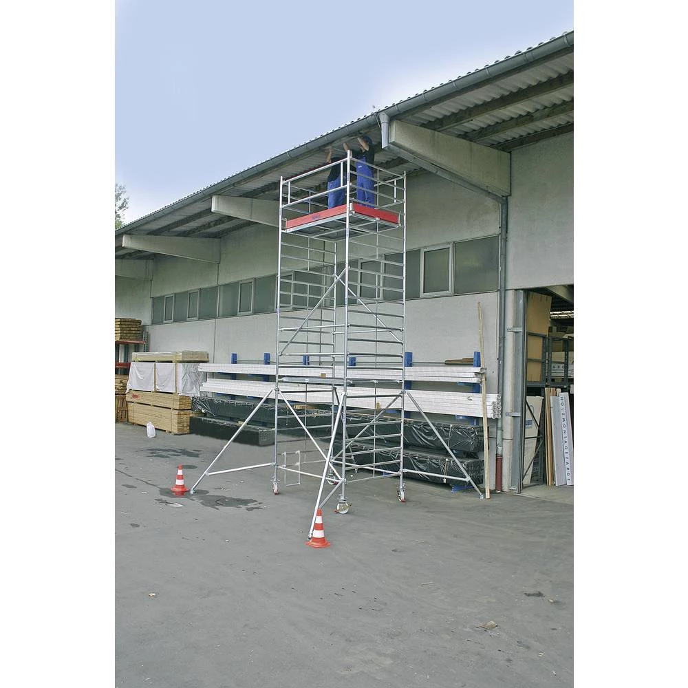 Sinterbronze (value.2976892) Skela Mobilna Radna visina (maks.): 10.30 m Krause STABILO Professional Serie 5000 759108 Srebrna 3 slika