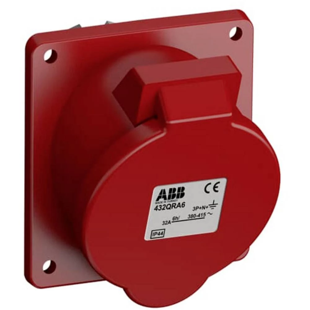 ABB 432QRA6 2CMA102387R1000 CEE utičnica za površinsku montažu 32 A 5-polni 346 V 1 St. slika