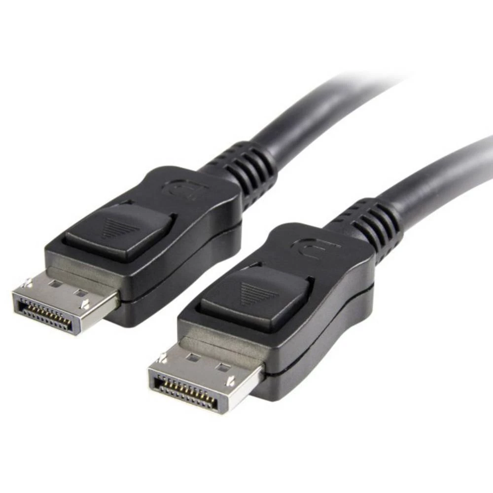 TECHly DisplayPort Priključni kabel [1x Muški konektor DisplayPort - 1x Muški konektor DisplayPort] 2 m Crna slika