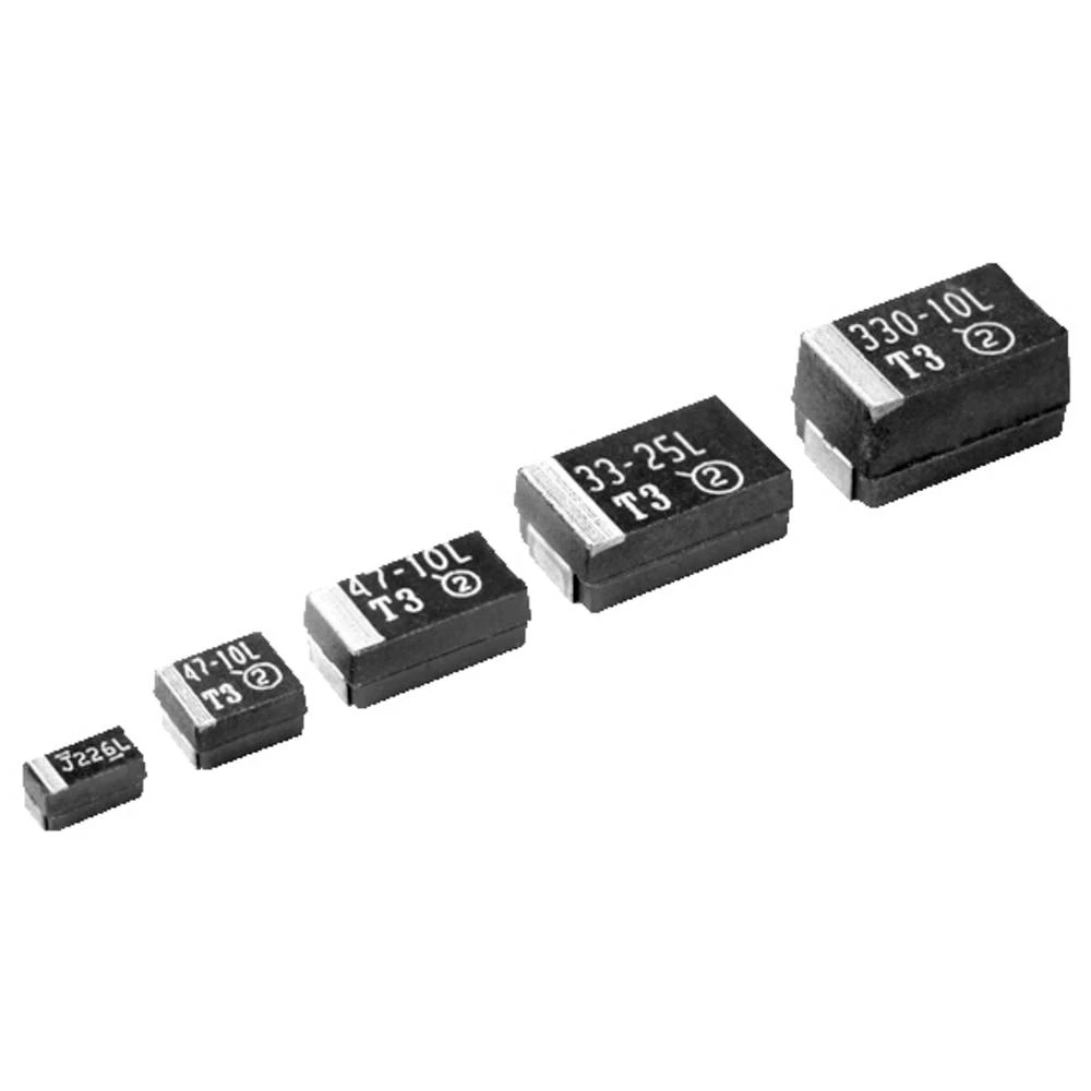 Vishay 293D686X9016D2TE3 tantalov kondenzator 16 V 10 % (D x Š x V) 7.3 x 4.3 x 2.8 mm 1 kom. slika