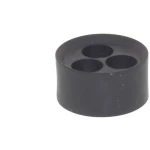 Wiska MFD 40/03/125 višestruki uložak za brtvljenje otporno na udarce, sa zaštitom od potega   M40  plastika crna (RAL 9005) 25 St.