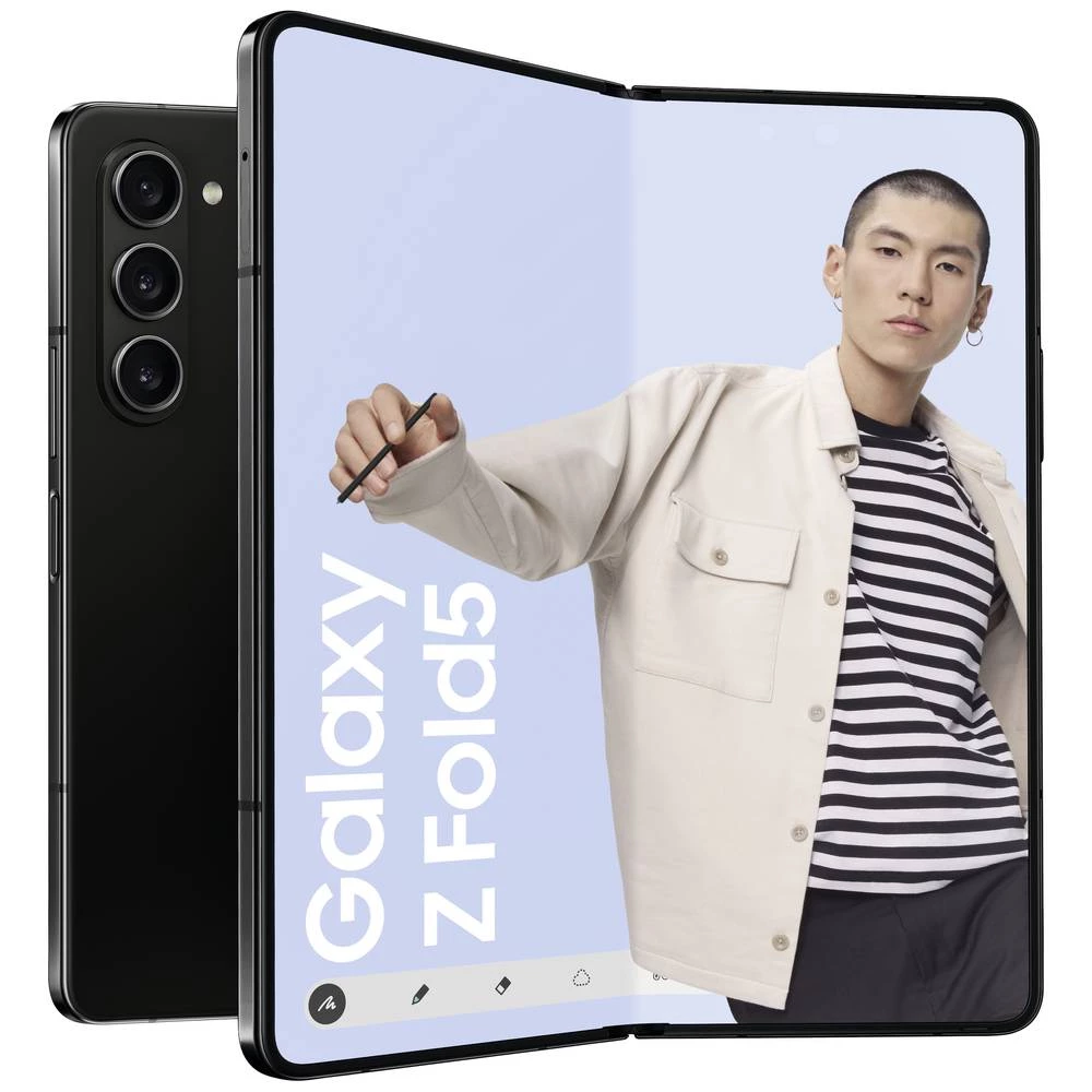 Samsung Galaxy Z Fold5 SM-F946B 19,3 cm (7,6&quot,) Dual SIM Android 13 5G USB Type-C 12 GB 256 GB 4400 mAh crni Samsung Galaxy Z Fold5 5G Smartphone 256 GB 19.3 cm (7.6 palac) crna Android™ 13 Du... slika