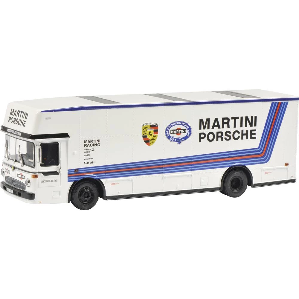 1:18 model teretnog vozila Schuco MB Renntrans. Martini slika
