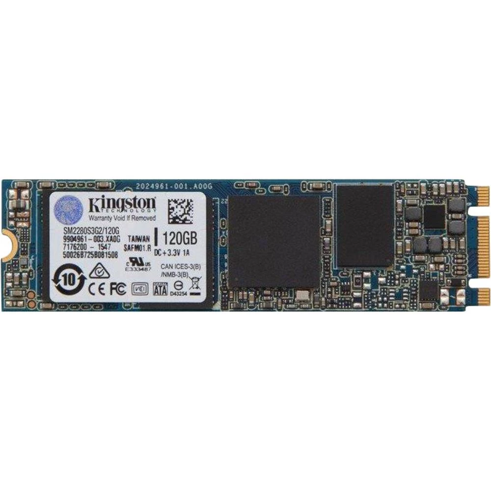 Unutarnji SATA M.2 SSD 2280 120 GB Kingston Maloprodaja SM2280S3G2/120G M.2 slika