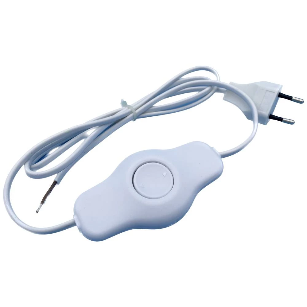 interBär  led žični prekidač za prigušivanje sa zaštitom od potega bijela   Sposobnost uklapanja (min.) 1 W Rasklopna snaga (maks.) 66 W 1 St. slika