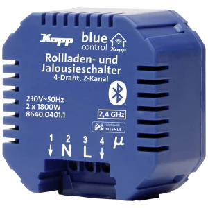 BC.Schaltakt.f.Roll/Jal Blue-Control 1-kanalni aktuator prebacivanja Rasklopna snaga (maks.) 1800 W, 1800 W plava boja slika