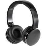Bluetooth® HiFi Naglavne slušalice Vivanco NEOS AIR Na ušima Sklopive, Slušalice s mikrofonom, Petlja za uho Crna
