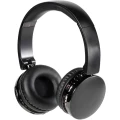 Bluetooth® HiFi Naglavne slušalice Vivanco NEOS AIR Na ušima Sklopive, Slušalice s mikrofonom, Petlja za uho Crna slika