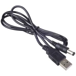 Akyga USB kabel za punjenje  DC utikač 5,5 mm 0.80 m crna  AK-DC-04