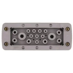 CONTA-CLIP KES-GB 16/24 GR kabelska uvodnica    Debljina ploče (maks.) 2 mm poliamid 6.6 siva 10 St.