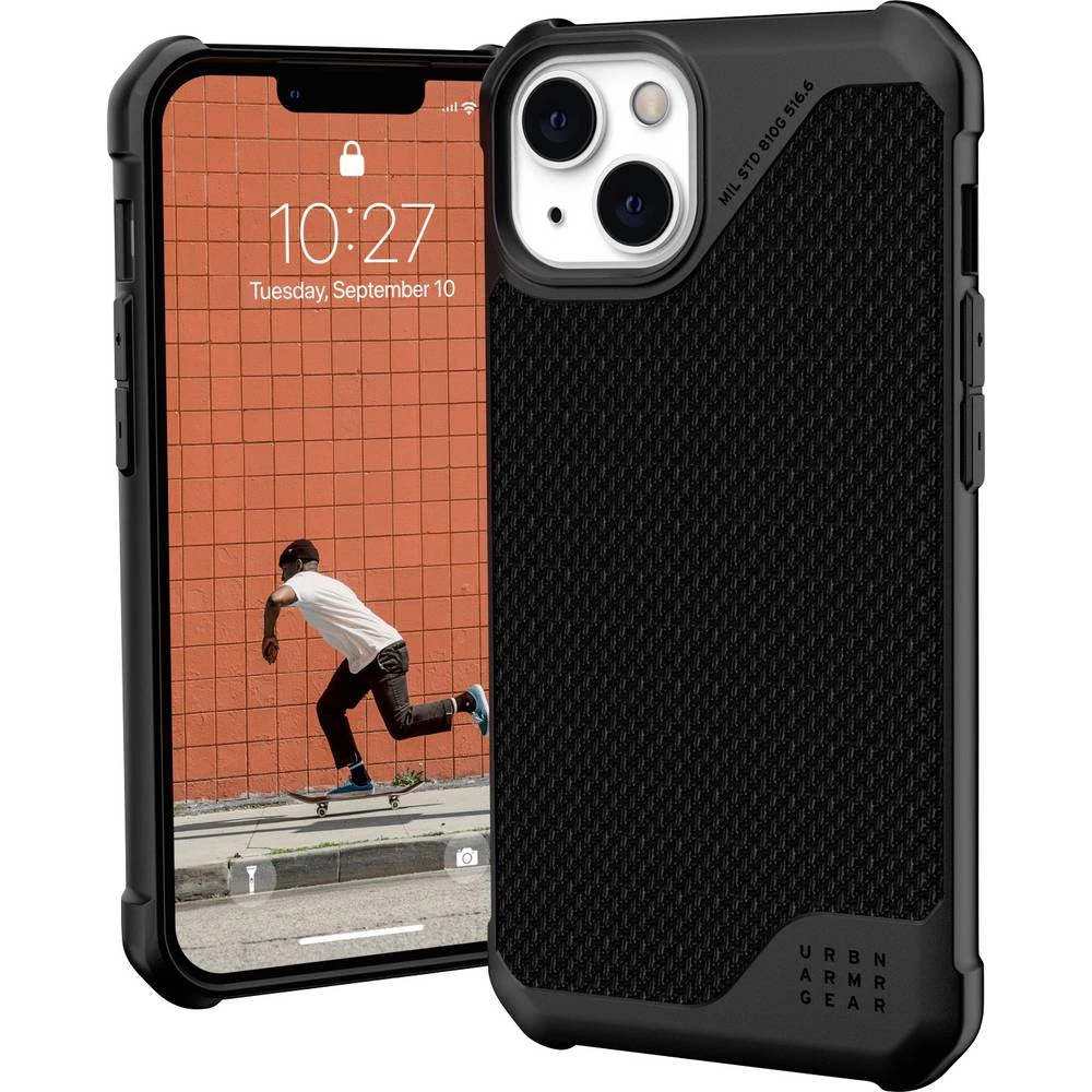 Urban Armor Gear Metropolis LT Case stražnji poklopac za mobilni telefon Apple  kevlar®, crna slika