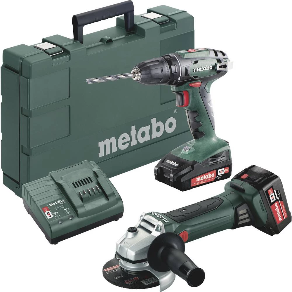 Metabo        685082000    akumulatorska bušilica, kutna brusilica        18 V    4 Ah, 2 Ah    li-ion slika