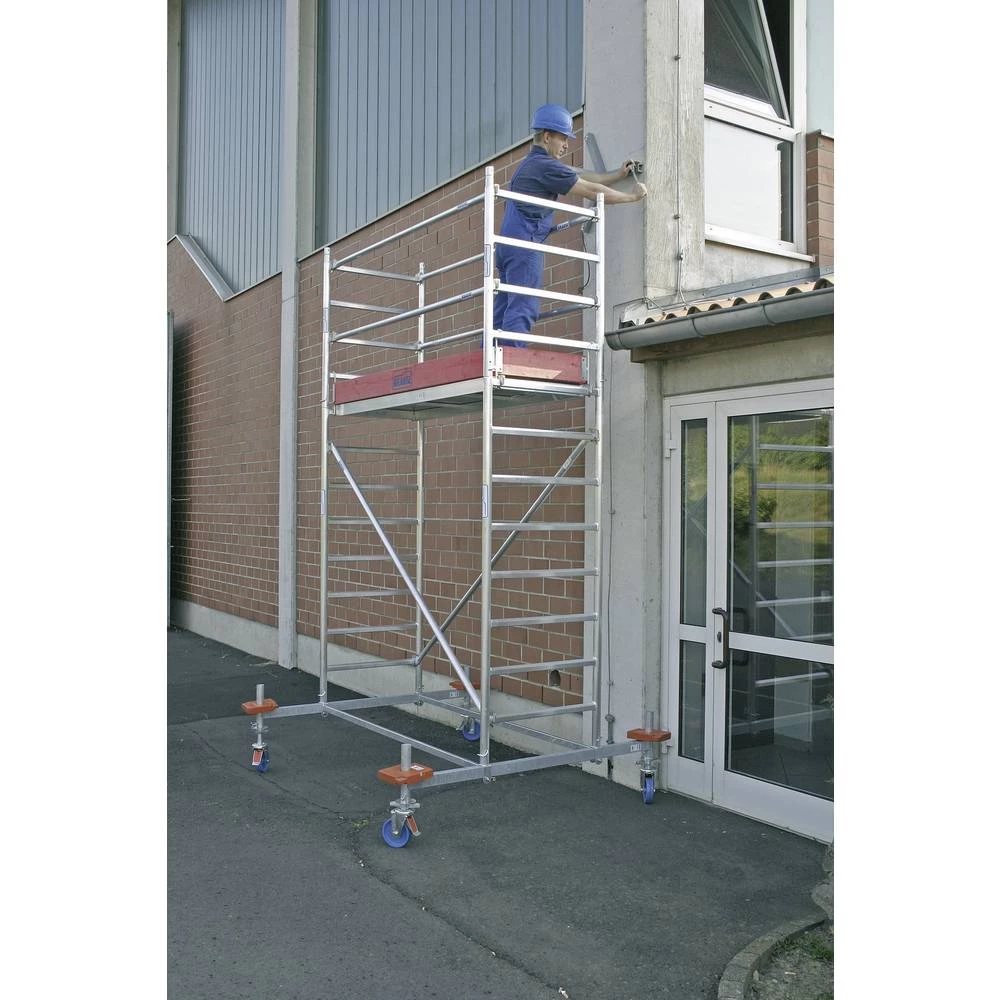 Sinterbronze (value.2976892) Skela Mobilna Radna visina (maks.): 6.40 m Krause STABILO Professional Serie 10 741332 Srebrna 131 slika