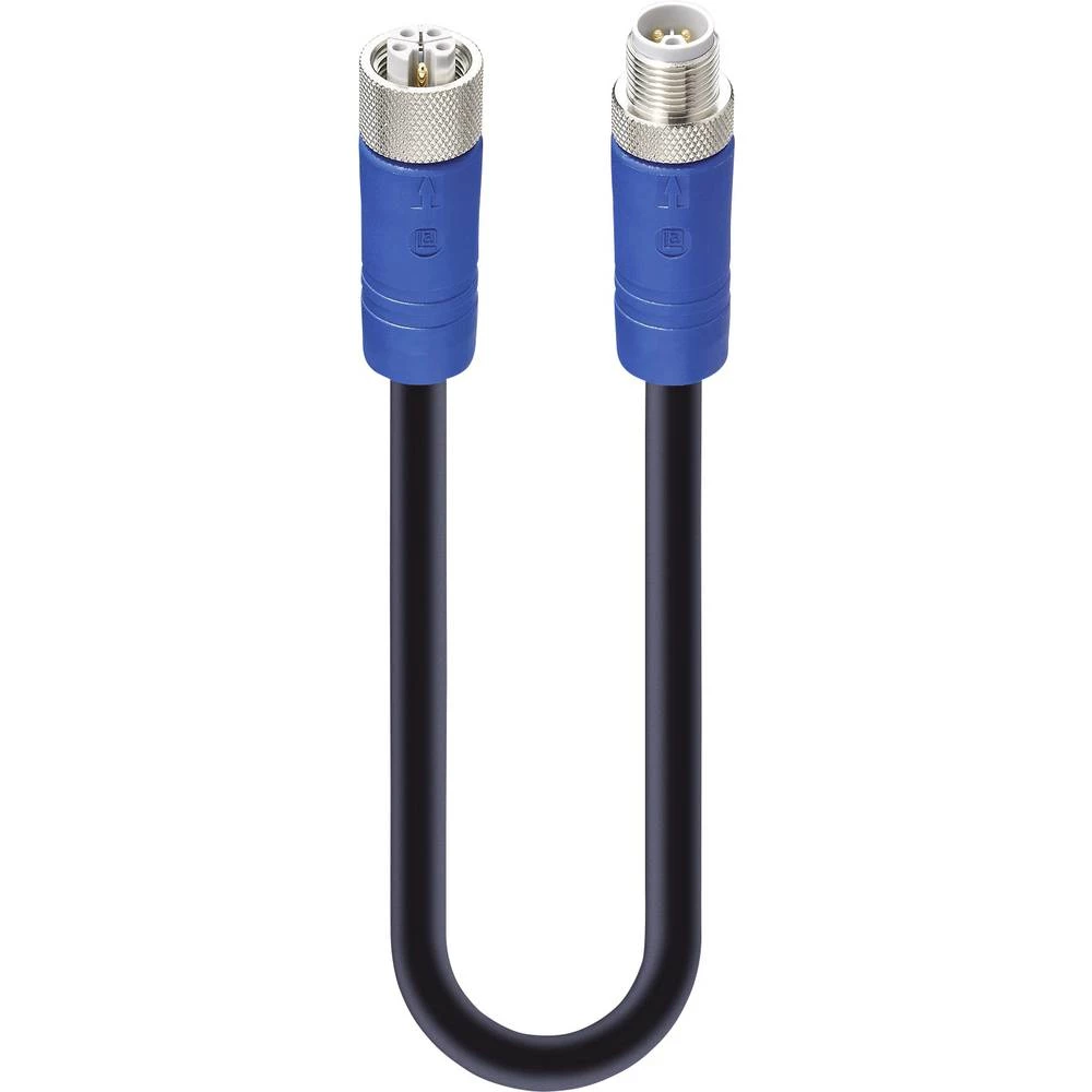 Lumberg Automation 934853183 Utični konektor za senzor/aktivator, konfekcionirani M12 Utikač, Ženski konektor 1 m Broj polova: 5 slika