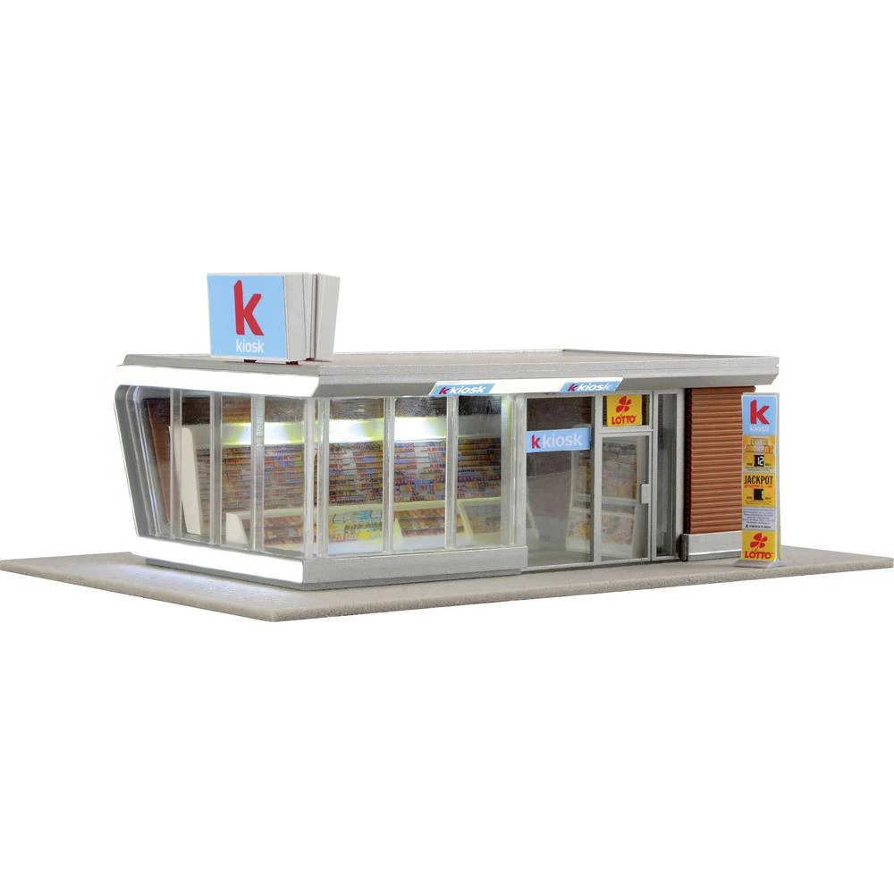 Kibri 39009 h0 Moderan kiosk s LED osvjetljenjem slika