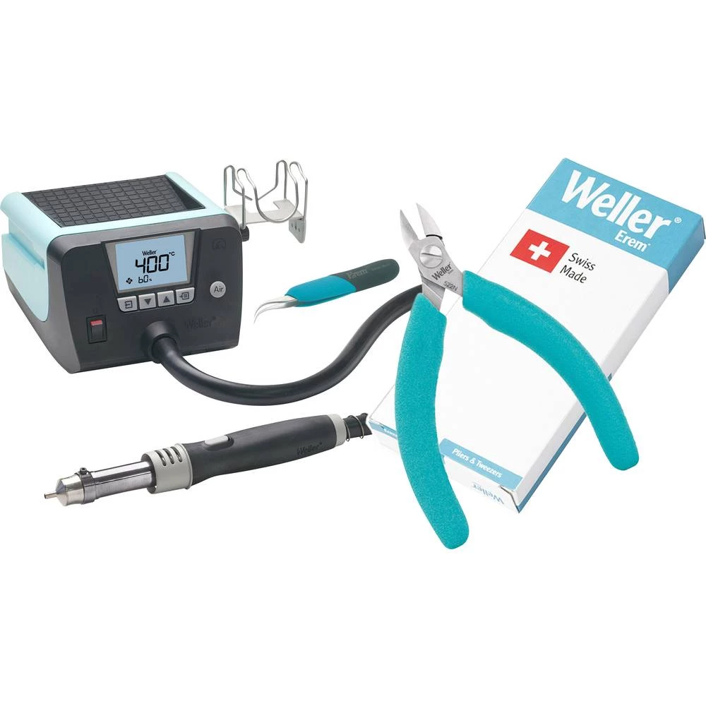 Stanica na vrući zrak digitalni Weller Professional WTHA 1 PROMO 50 Do 600 °C Uklj. spremište , Uklj. kućište, Uklj. vrh za leml slika
