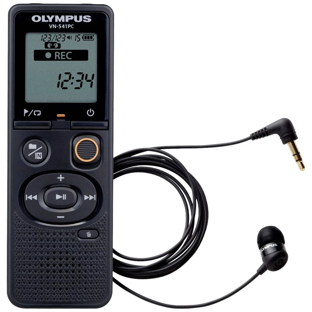 <br>  Olympus<br>  digitalni diktafon<br>  VN-541PC + TP8 Pick-Up Mic.<br>  Vrijeme snimanja (maks.) 2080 h<br>  crna<br>  utišavanje buke<br> slika