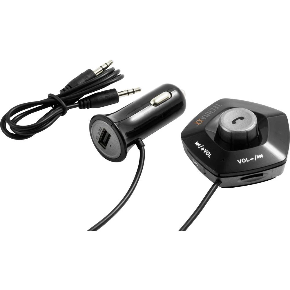 FM predajnik Technaxx FMT1100BT Uklj. funkcija govora slobodnih ruku, Integrirani MP3 player slika