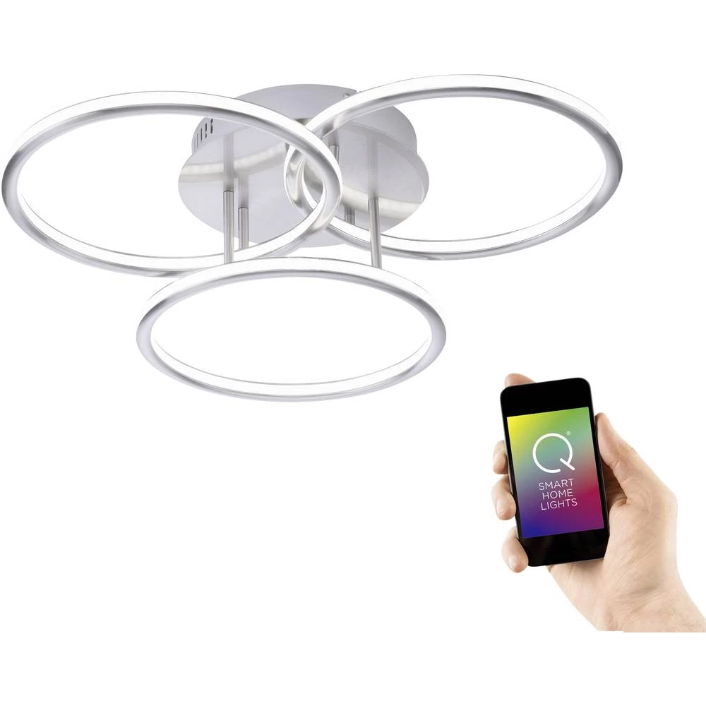 Paul Neuhaus Q&reg; LED Stropna i zidna svjetiljka Q-NEVIO LED fiksno ugrađena 40 W Toplo-bijela, Dnevno svjetlo-bijela, Neutral slika