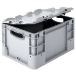 Spremnik za slaganje Pogodna za hranu (D x Š x V) 600 x 400 x 220 mm Siva 1658143 1 ST