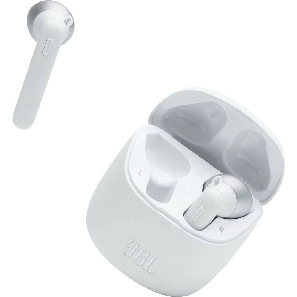 JBL Tune 225 TWS Bluetooth® HiFi in ear slušalice u ušima bijela slika
