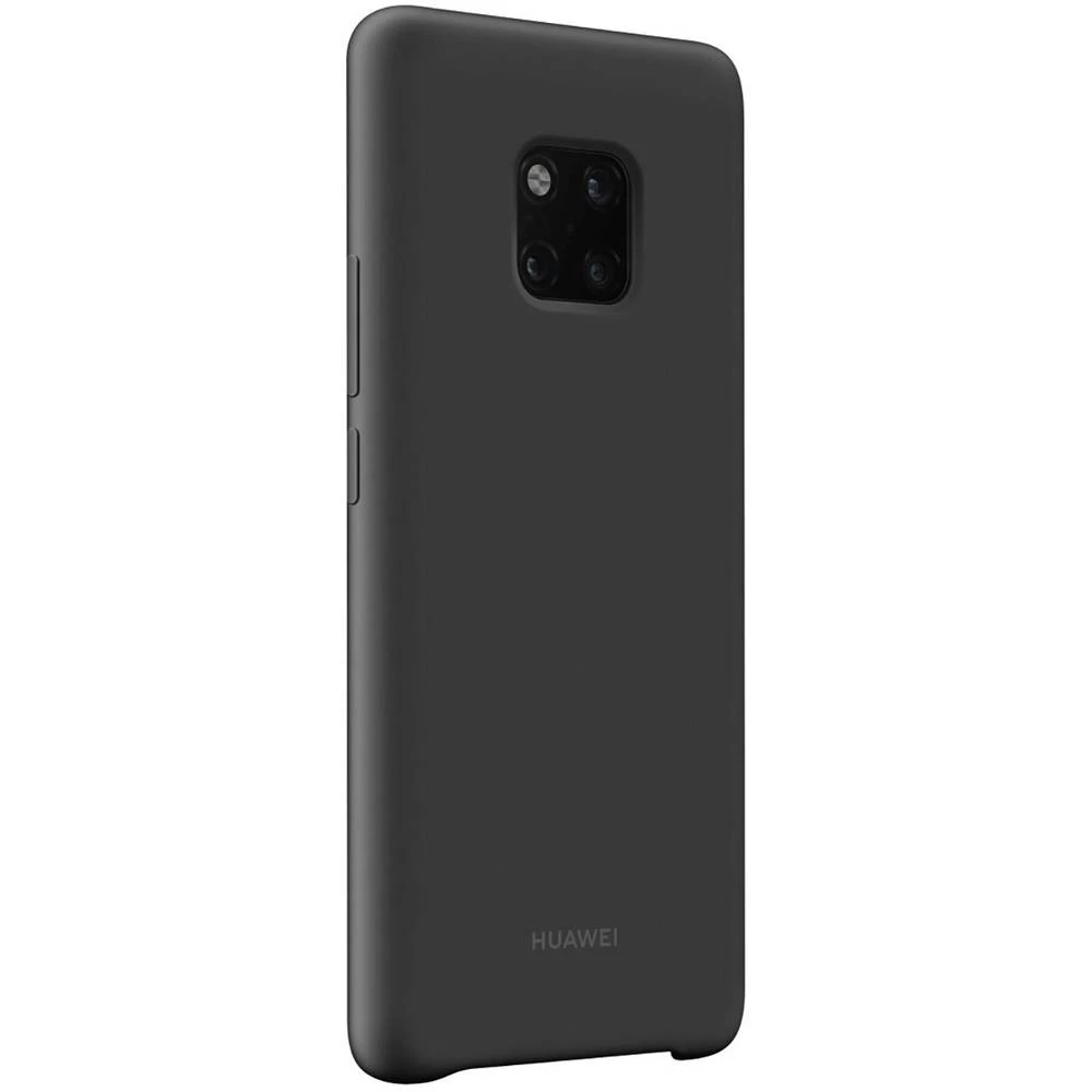 HUAWEI Silicone Car Case Stražnji poklopac za mobilni telefon Pogodno za: Huawei Mate 20 Pro Crna slika