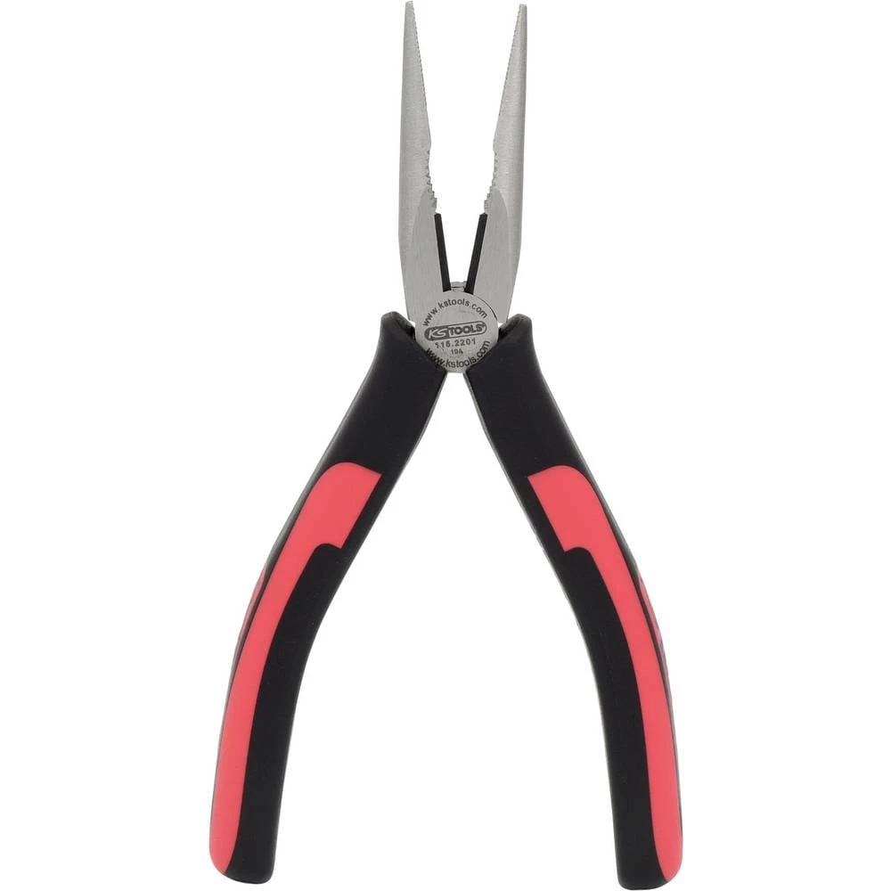 KS Tools 1152201 plosnata okrugla kliješta ravno čelik za alat 160 mm slika