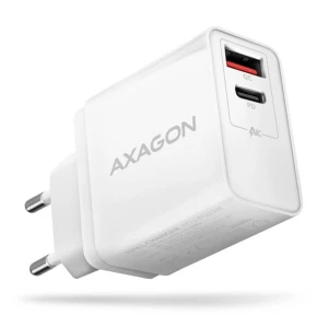 <br>  AXAGON<br>  ACU-PQ22W<br>  USB punjač<br>  utičnica<br>  <br>  2 x<br>  USB-A, USB-C®<br>  USB power delivery (USB-PD), Qualcomm Quick Charge 2.0, Qualcomm Quick Charge 3.0<br> slika