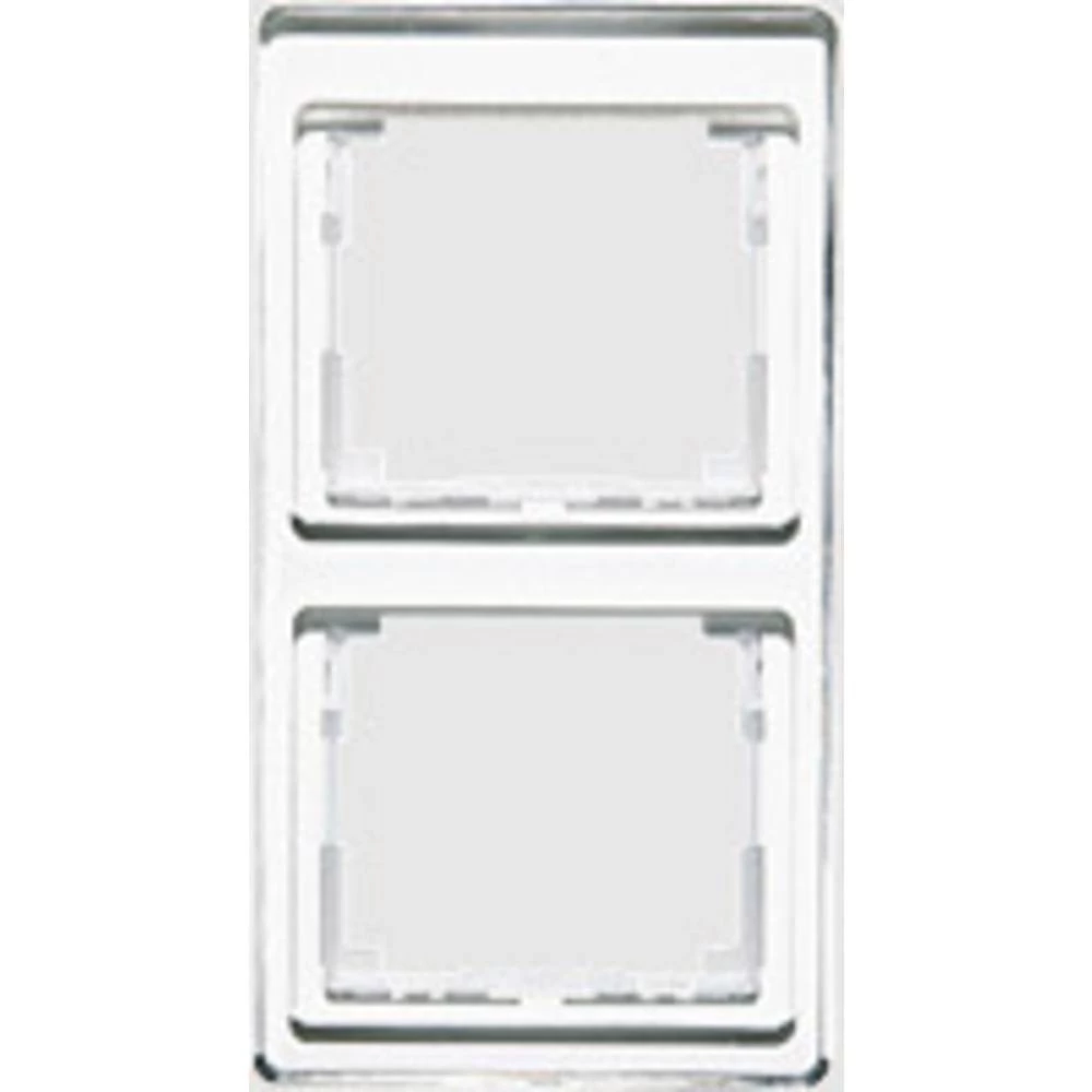 Jung 2-struki Okvir Poklopac Bijela SL5820WW slika