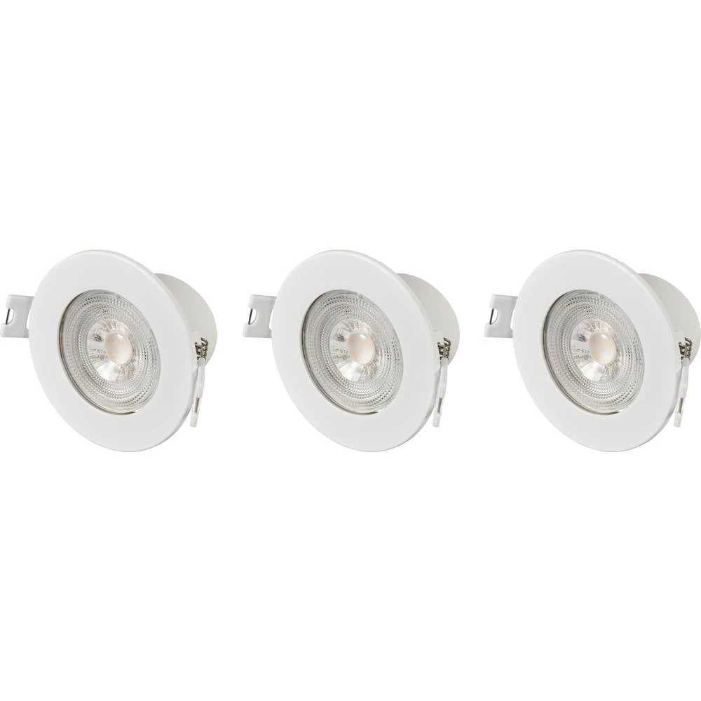 Sygonix SY-6418008  LED ugradna svjetiljka 3-dijelni komplet  LED LED 5.5 W bijela slika