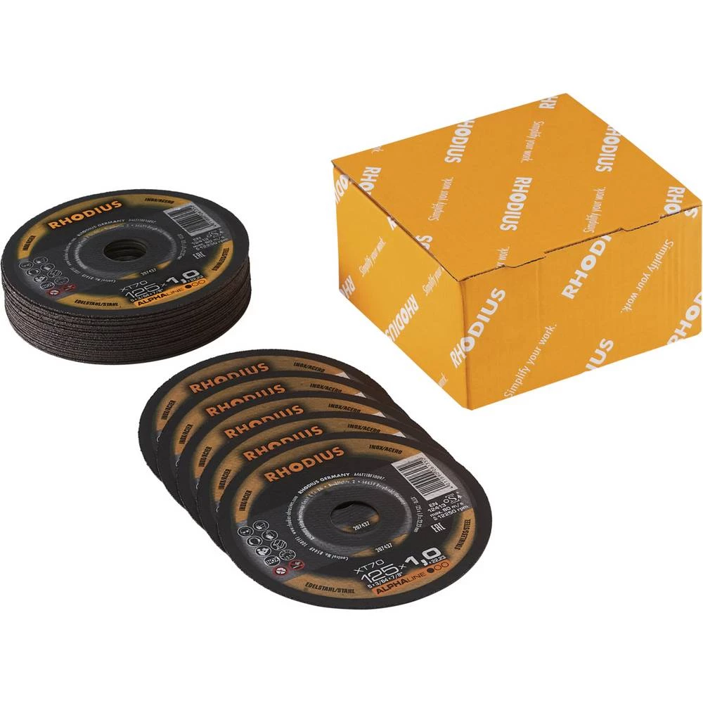 Rhodius XT70 PACK 211078 rezna ploča 25 kom. nehrđajući čelik, čelik slika