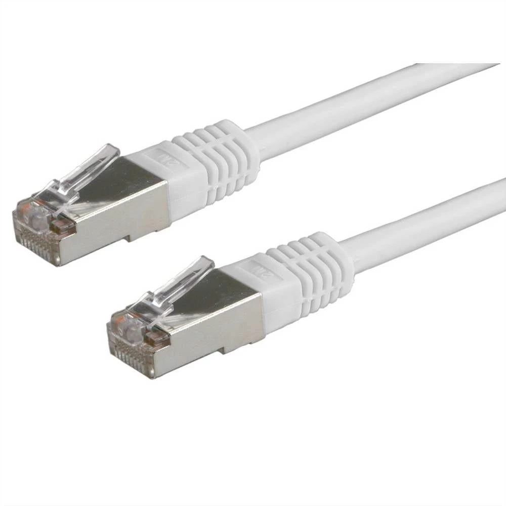 Roline 21.15.0120 RJ45 mrežni kabel, Patch kabel cat 5e F/UTP 20.00 m siva 1 St. slika