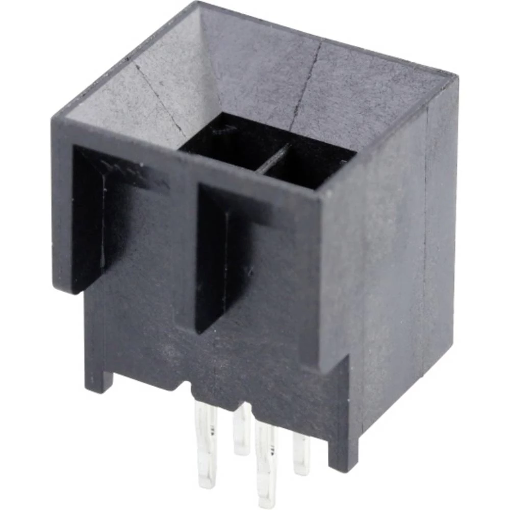 Molex 452800401 Micro-Fit BMI CPI Compliant Pin Header, Blind Mate Interface, Dual Row, Vertical, 4 Circuits, PA Polyamid slika