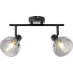 stropna svjetiljka E14 18 W Brilliant Reflekt 82713/06 crna (mat), staklo (mat)