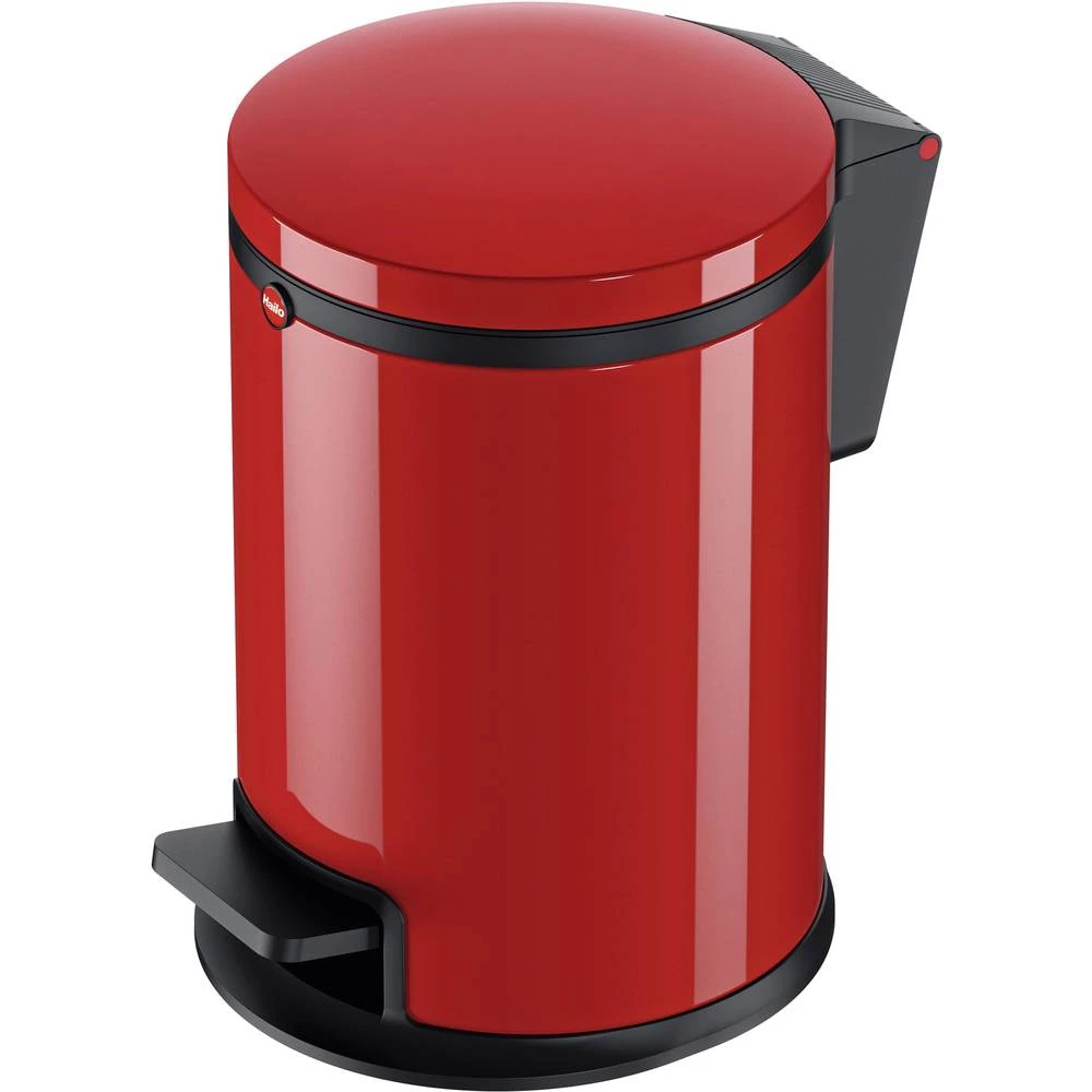 Kozmetička posuda 3 l Hailo Pure S (&Oslash; x V) 178 mm x 280 mm Crvena Mehanizam stopalo-pedal 1 ST slika