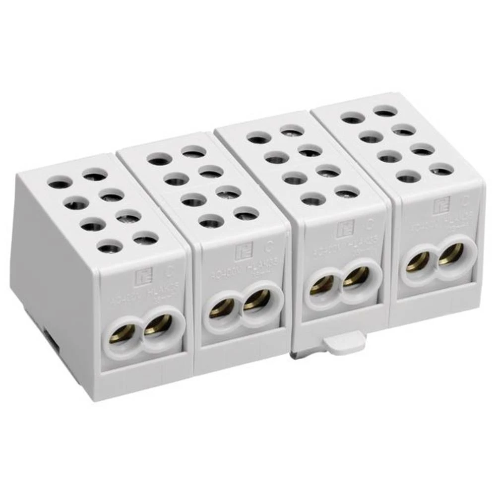 Stezaljka glavnog voda 4-polna 2x35-2x25qmm po polu IP20 siva Hager KH35A #####Hauptleitungsabzweigklemme 1 St. slika