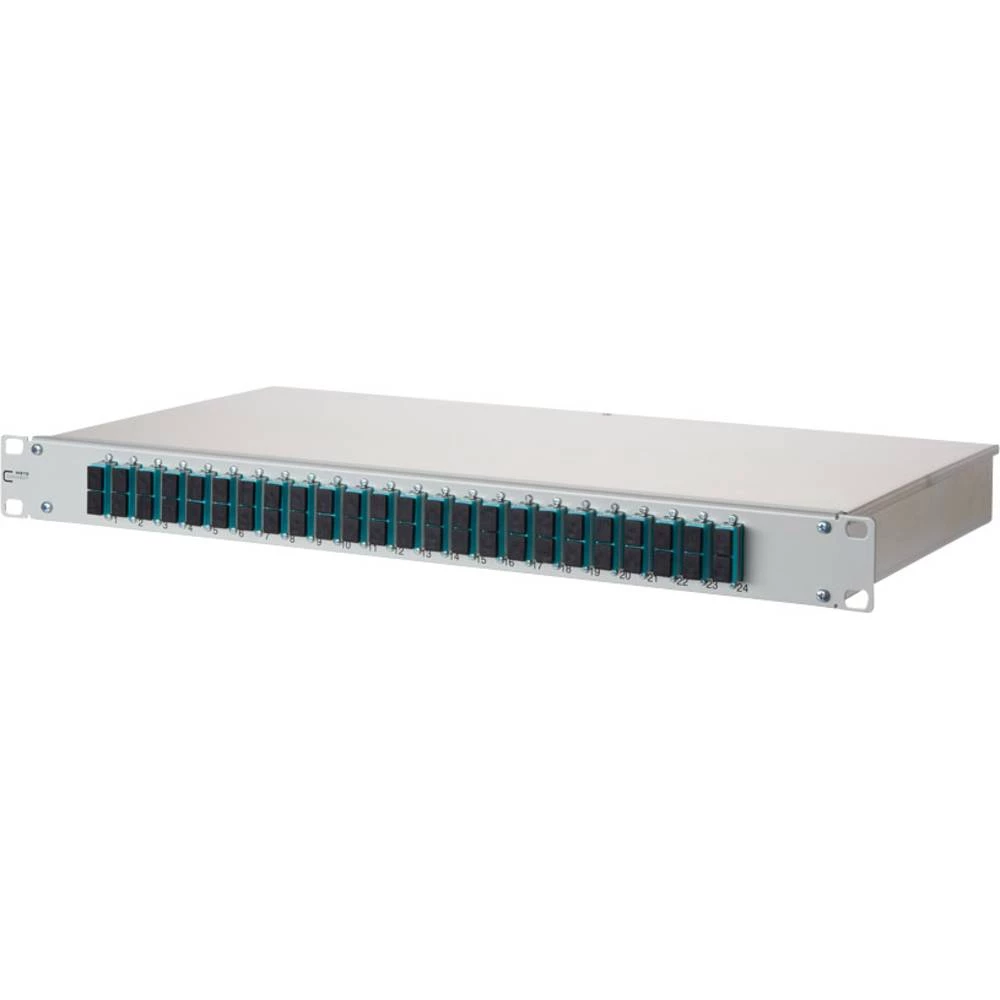 Patch Panel za optičke kablove 24 ulaza Metz Connect 150255BA24-E 1 HE slika