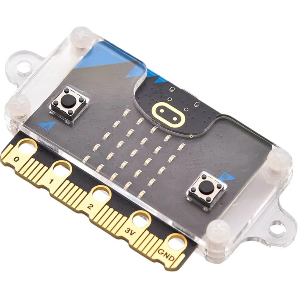 TRU COMPONENTS  sbc kućište Pogodno za: micro:bit s trakama za pričvršćivanje prozirna slika