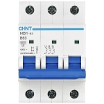 Chint 179693 NB1-63 3P B40 6kA DB zaštitna sklopka za vodove    3-polni 40 A  240 V, 415 V